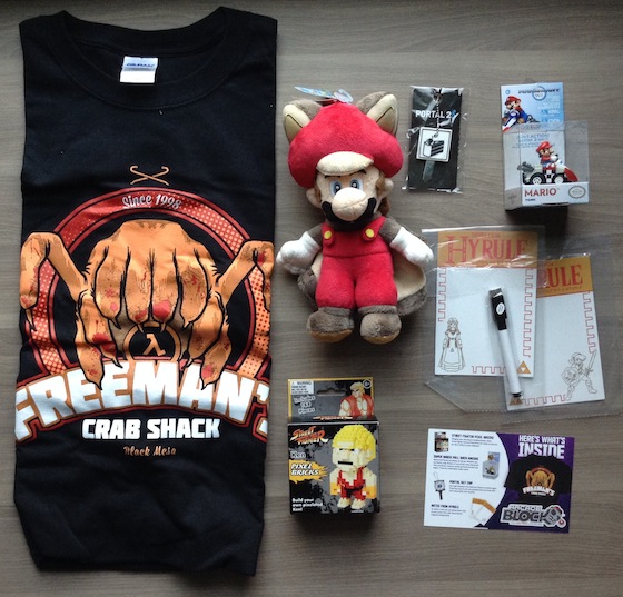 Arcade Block Subscription Box Review – October 2014 Items