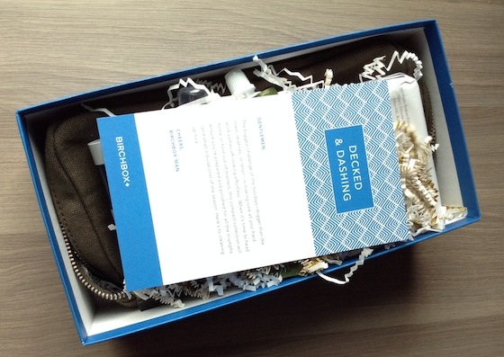 Birchbox Man Limited Edition Decked and Dashing Box Review First Look