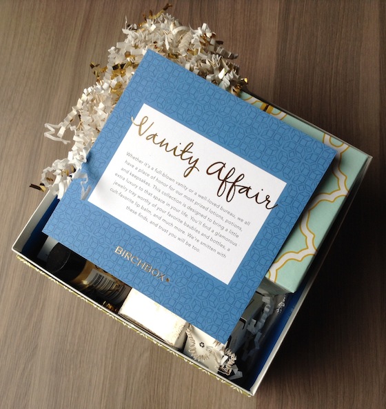 Birchbox Vanity Affair Limited Edition Box Review Open