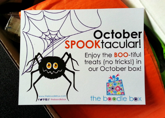 The Boodle Box Subscription Box Review - October 2014 Halloween