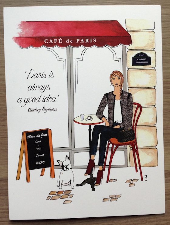 French Box Subscription Review – November 2014 Postcard