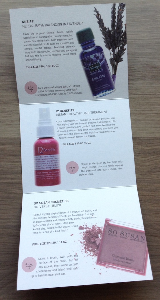 GlossyBox Subscription Box Review - November 2014 Info