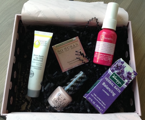 GlossyBox Subscription Box Review - November 2014 Items