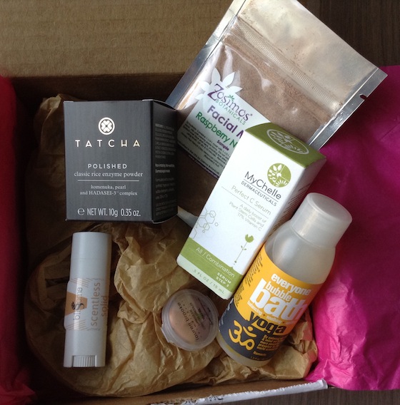 GoodeBox Eco Beauty Subscription Box Review – Nov 2014 Items
