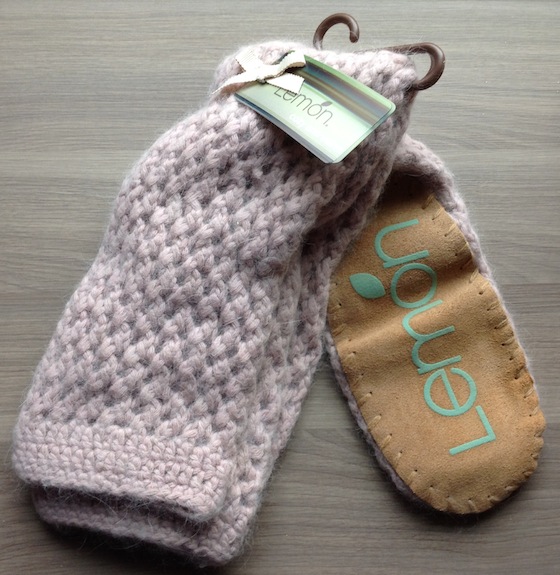 Little Lace Box Subscription Review - November 2014 Slippers