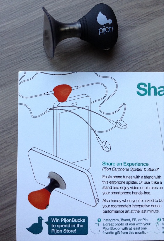 Pijon Box Subscription Review & Coupon Code – Nov 2014 Headphone