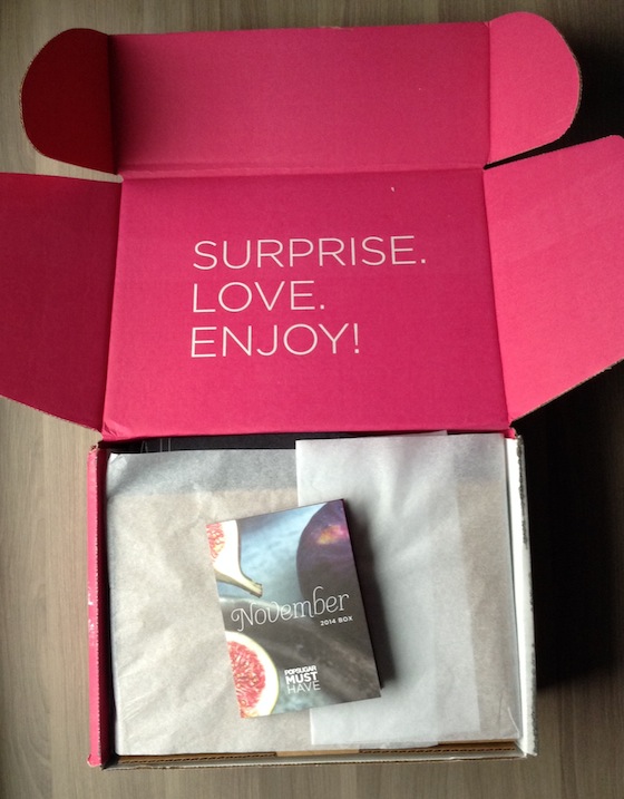 POPSUGAR Must Have Box Review - November 2014 + Giveaway! Box