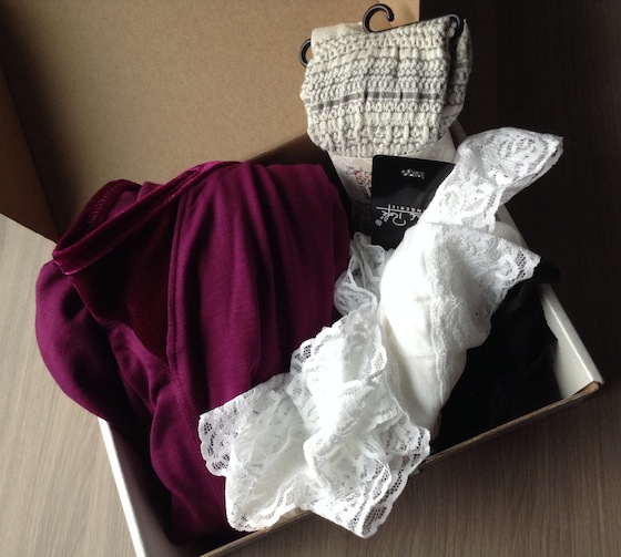 Wantable Intimates Subscription Box Review – November 2014 ITems