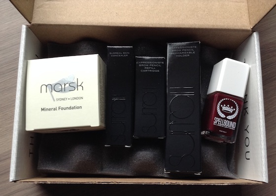 Wantable Makeup Subscription Box Review – November 2014 Items