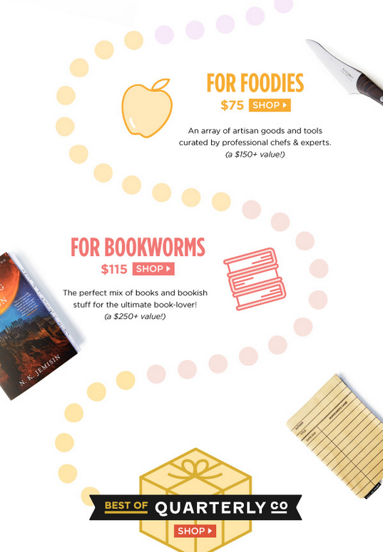 Quarterly Limited Edition "Must Have" Mystery Boxes Books