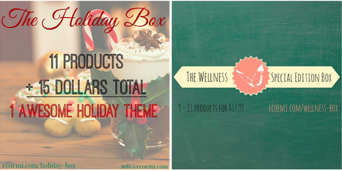 Eco Emi Limited Edition Holiday & Wellness Boxes
