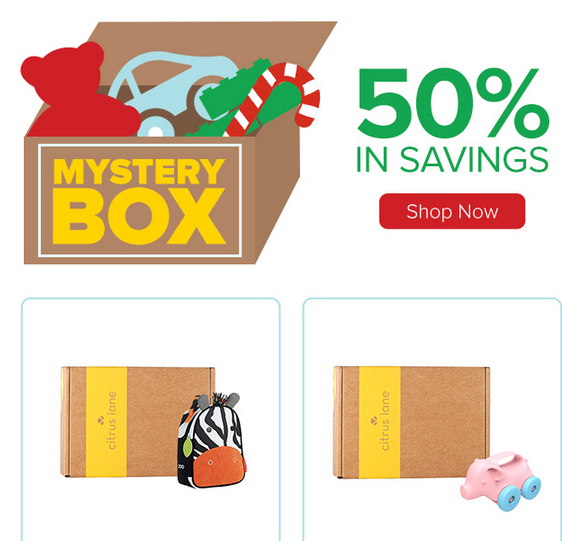 Citrus Lane Mystery Boxes for December