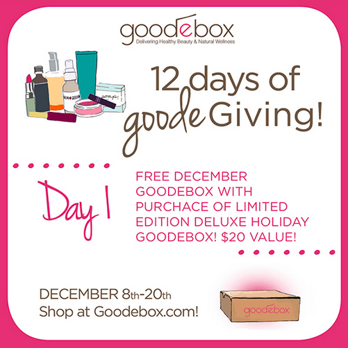 Free December GoodeBox with Limited Edition Box Purchase!