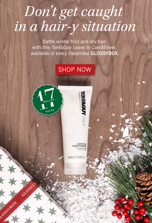 GlossyBox December 2014 Spoiler #3 Toni