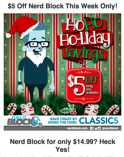 Nerd Block $5 Coupon