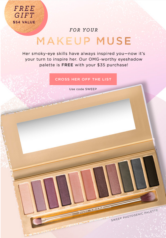 Free Eye Shadow Palette