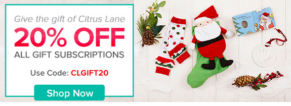 20% Off All Citrus Lane Gift Subscriptions!