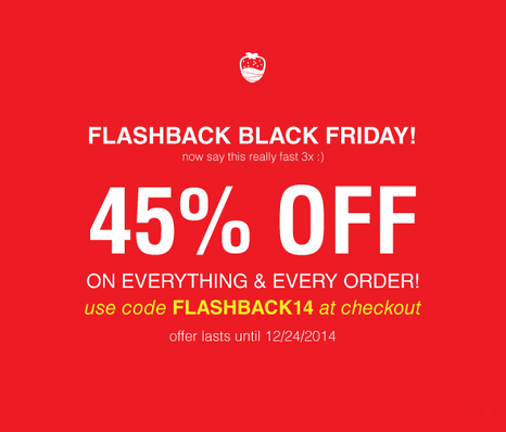Orange Glad Black Friday Deal is Back!