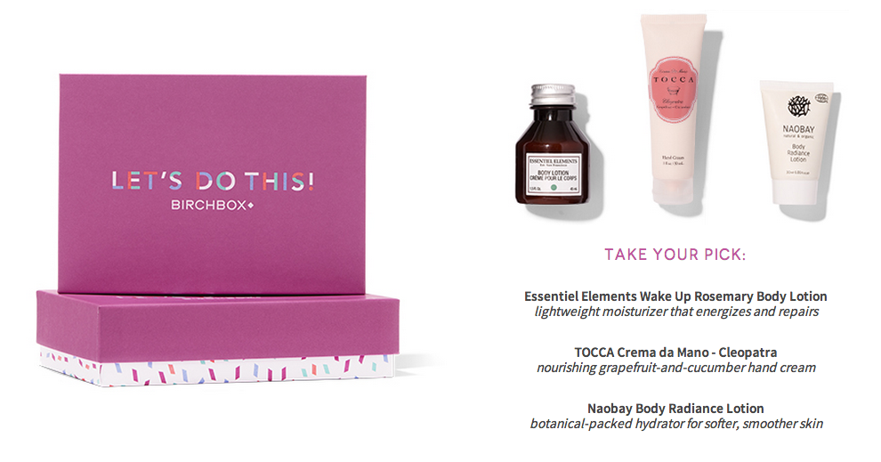 Reminder - Check Your Email for Birchbox Sample Selection! Items