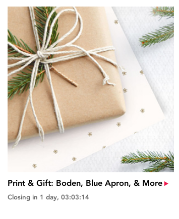 Print and Gift RueLaLa
