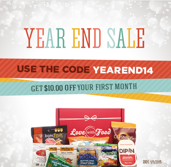 Love with Food Coupon Code – $10 Off First Box!