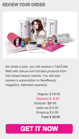 New Beauty Test Tube 30% Off Coupon & January Spoilers! Discount