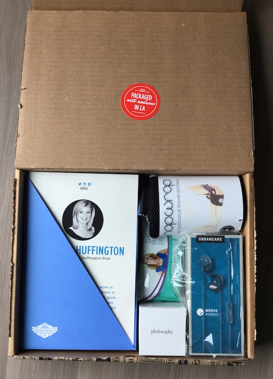 Arianna Huffington Quarterly Box Review – #ARI02 Box