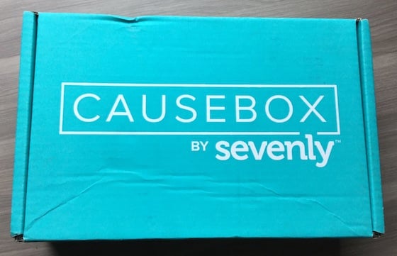 Cause Box Subscription Box Review - Winter 2014 #CAUSEBOX01 Box