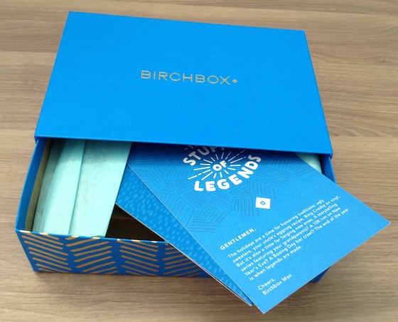 Birchbox Man Subscription Box Review – December 2014 Box
