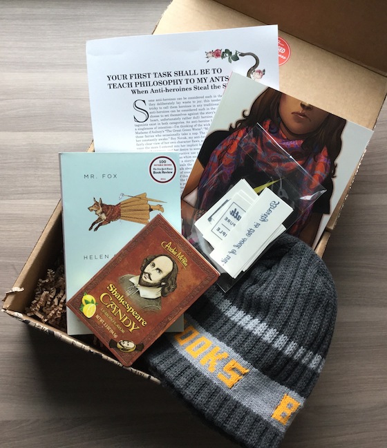 Book Riot Quarterly Subscription Box Review #BKR05 Items