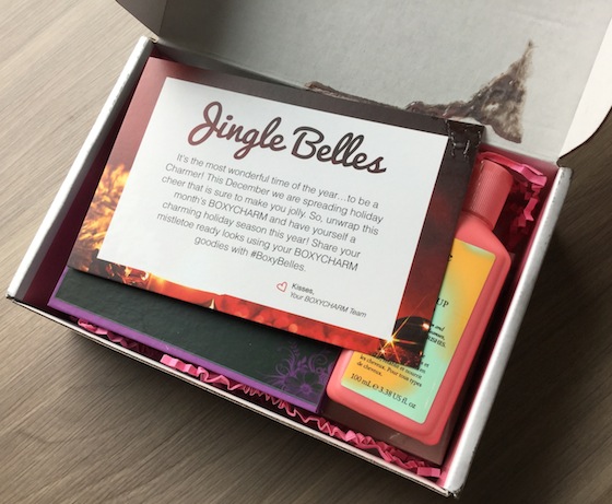 BoxyCharm Beauty Subscription Box Review – December 2014 FIrst Look