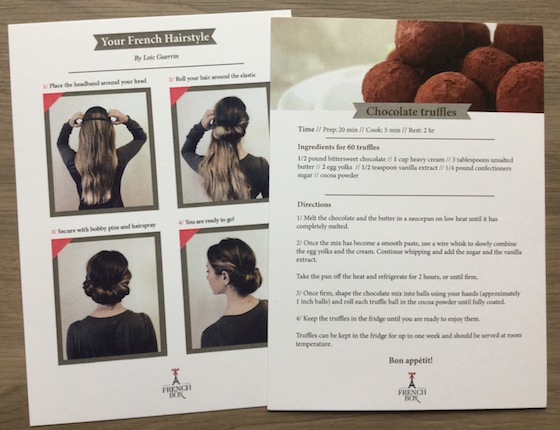 French Box Subscription Review – December 2014 Tutorial