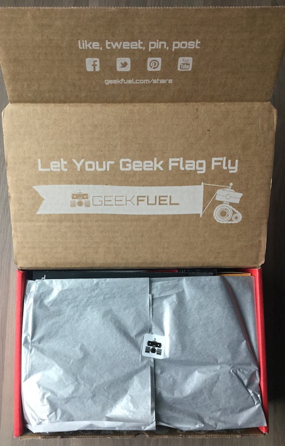 Geek Fuel Subscription Box Review - December 2014 First Look