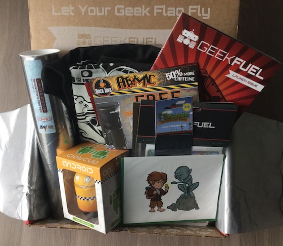 Geek Fuel Subscription Box Review - December 2014 ITems
