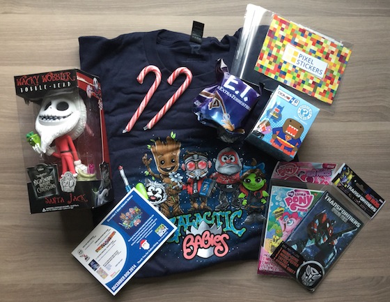 Geek Me Box Subscription Review – December 2014 Items