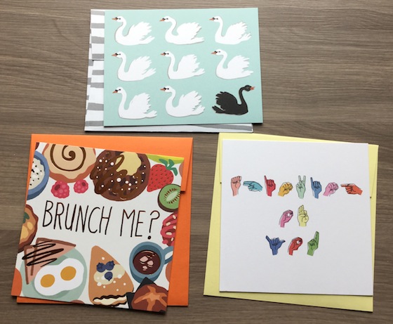 A Beautiful Mess Happy Mail Subscription Review – Dec 2014 Swan