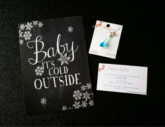 Dottie Box Subscription Box Review – December 2014 Cold Outside