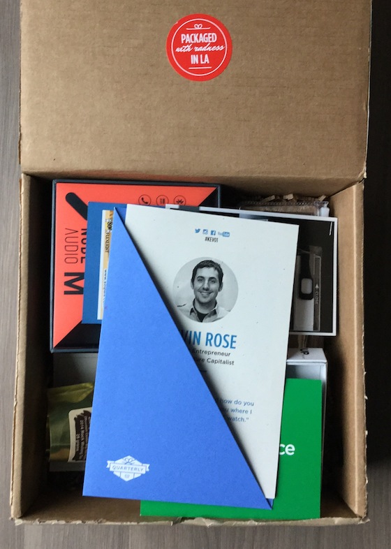 Kevin Rose Quarterly Subscription Box Review #KEV01 Box