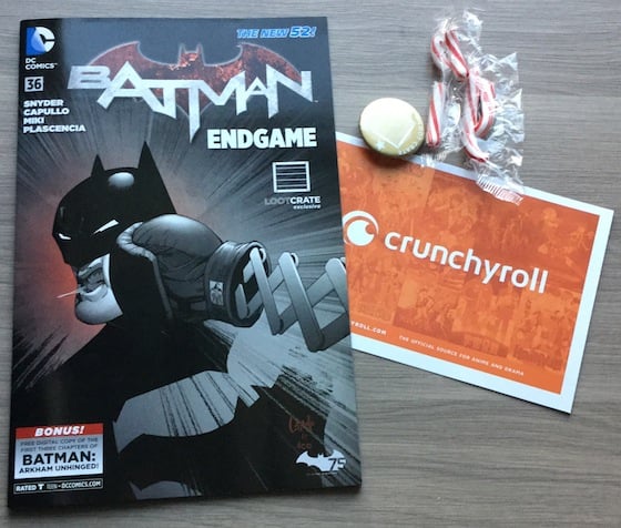 Loot Crate Subscription Box Review & Coupon - Dec 2014 Batman