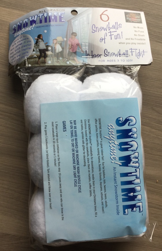 My Geeky Goodies Subscription Box Review – Dec 2014 Snowballs