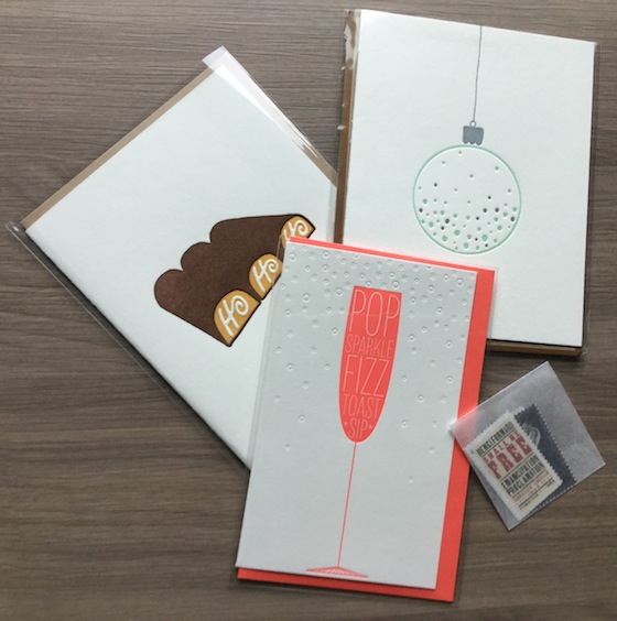 Nicely Noted Subscription Review – December 2014 Cards