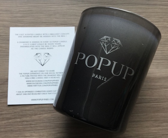 Oui Please Subscription Box Review - December 2014 Candle