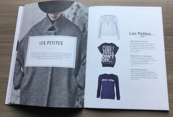 Oui Please Subscription Box Review - December 2014 Clothing
