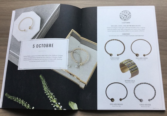 Oui Please Subscription Box Review - December 2014 Jewelry