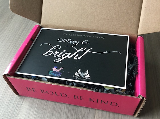 Petit Vour Vegan Beauty Subscription Box Review – Dec 2014 Box