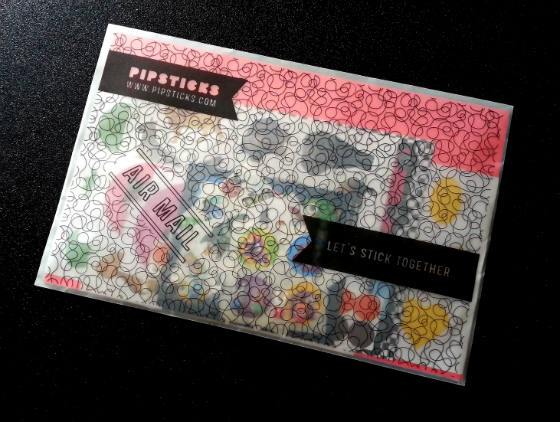 Pipsticks Subscription Box Review - November 2014 Envelope