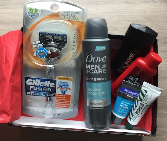 Target Beauty Box for Him Review - December 2014 Items