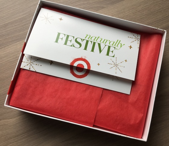 Target Naturals Beauty Box Review - December 2014 First Look