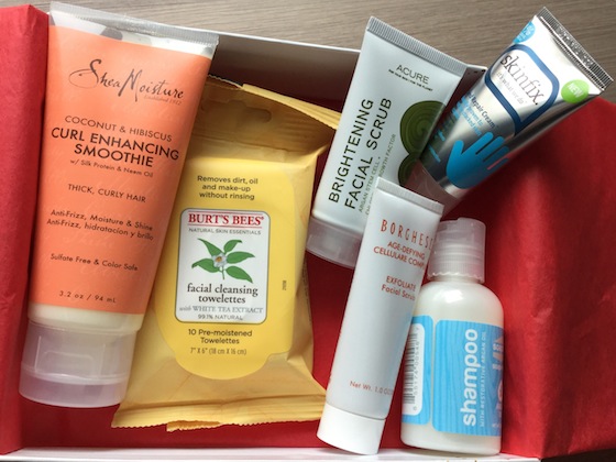 Target Naturals Beauty Box Review - December 2014 Items