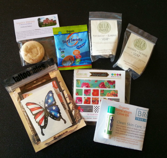 Celebrate American Made Subscription Box Review - Nov 2014 Items